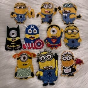 10 minions iron on patch
